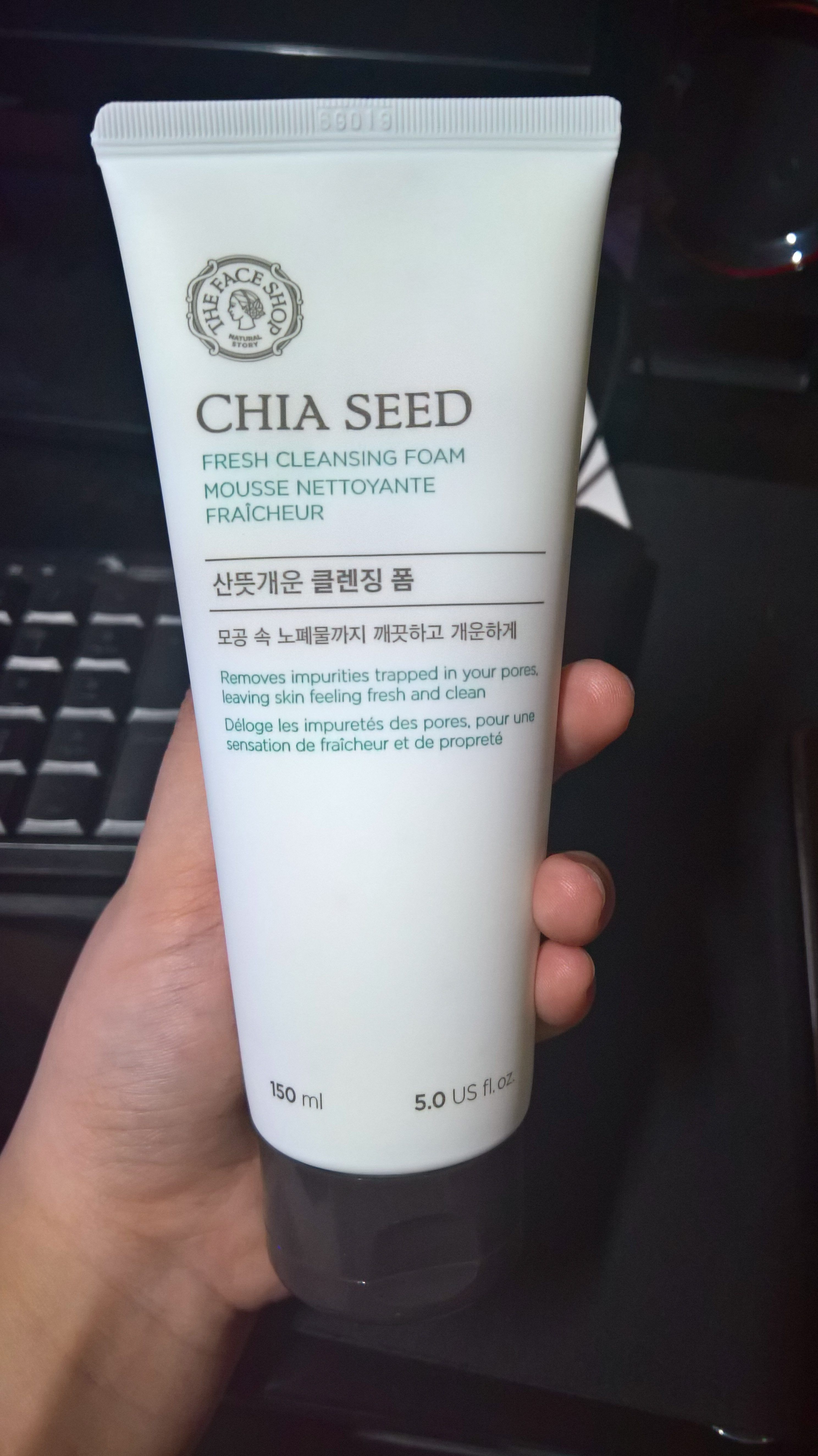 TheFaceShop – Chia Seed Fresh Cleansing Foam Review – Christine Cloma